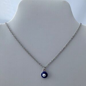 Evil Eye Stainless Steel Necklace